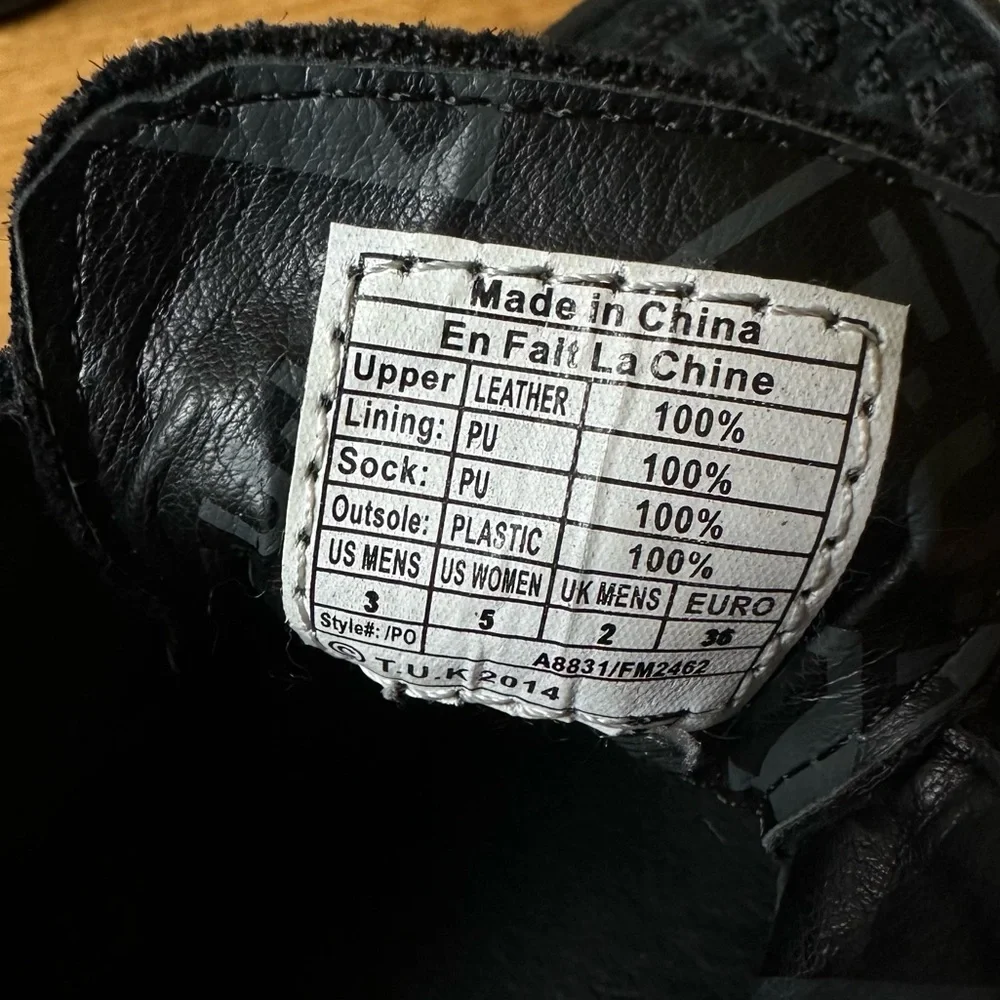 Women’s T.U.K Black Suede Classic Platform Creeper - Picture 9 of 9